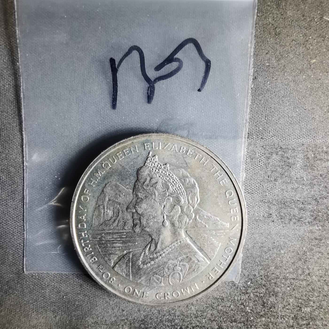 沼泽如烟--第1013场 直布罗陀1980年1克朗纪念币