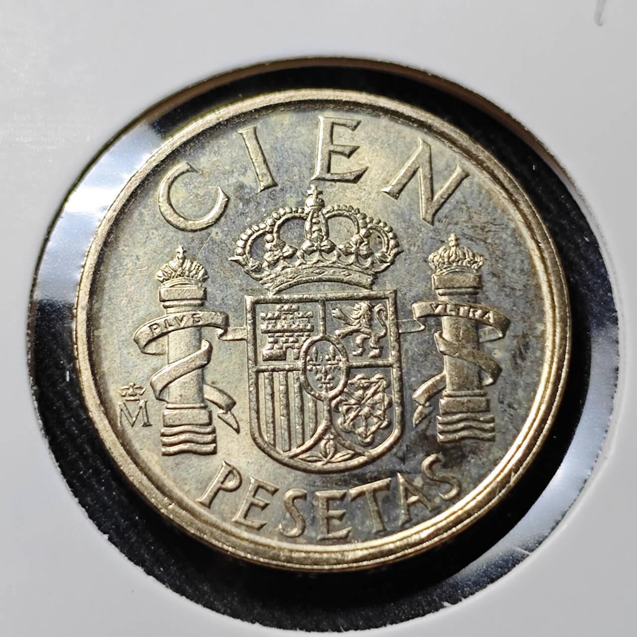 KK钱币收藏小铺   套币 批量/好品散币专场 2月预留时间 周末发货  1988西班牙100比塞塔好品