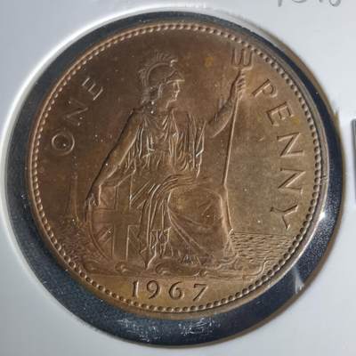 沼泽如烟--第1015场 - 英国1967年1便士