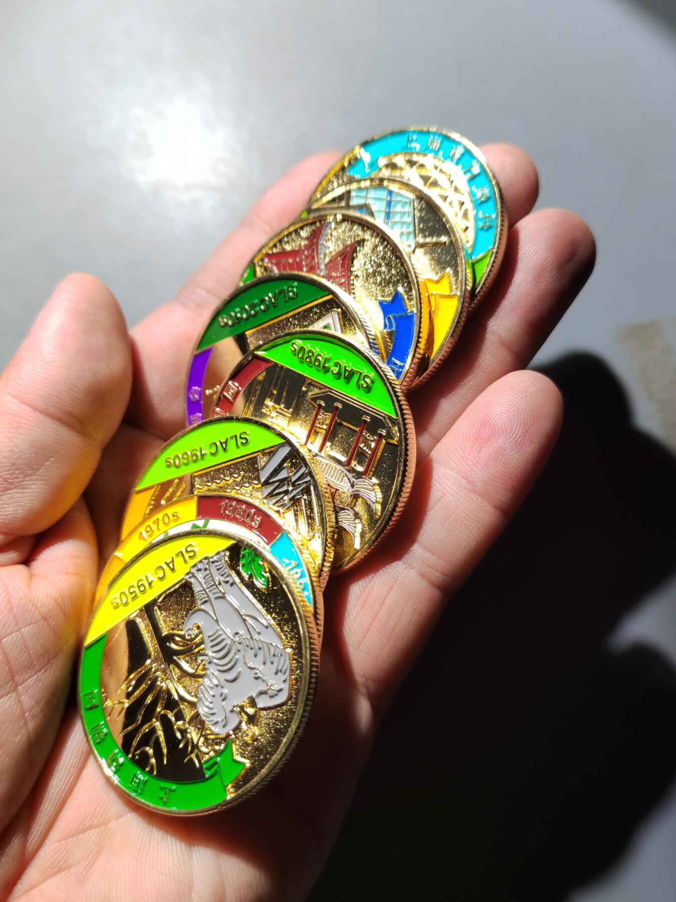 PCAI钱币  5-768 钱币纪念章小专场 纪念章一套，带编号