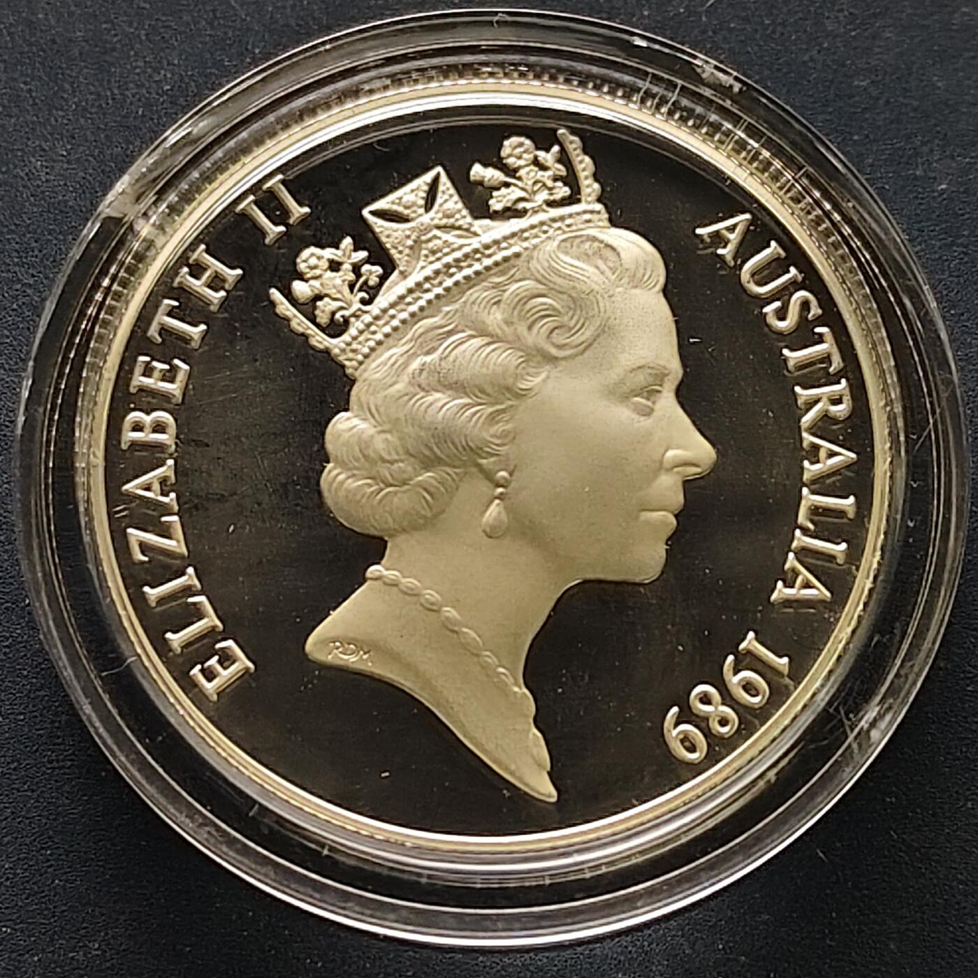 【全场包邮】纯粹捡漏拍509场 澳大利亚1989年20元翠鸟精制纪念银币【34毫米20克90.5%】-盒证全