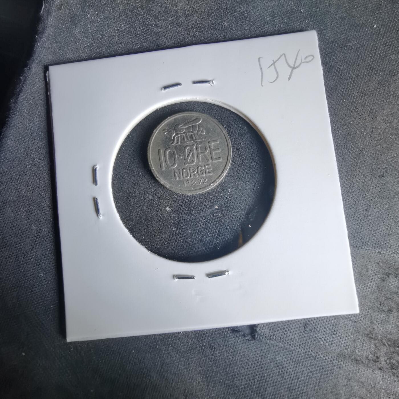 沼泽如烟--第1015场 挪威1972年10欧尔