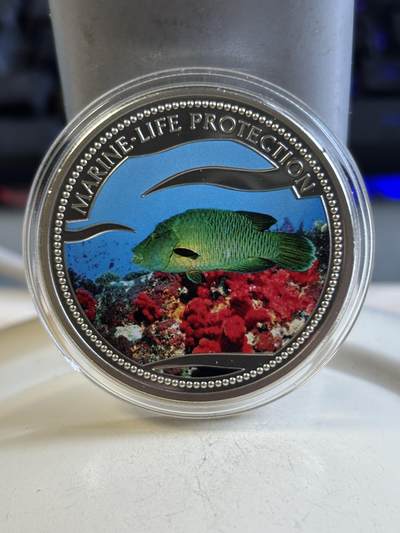 第192期拍卖 - 帕劳2003年海洋保护系列美人鱼彩色纪念币