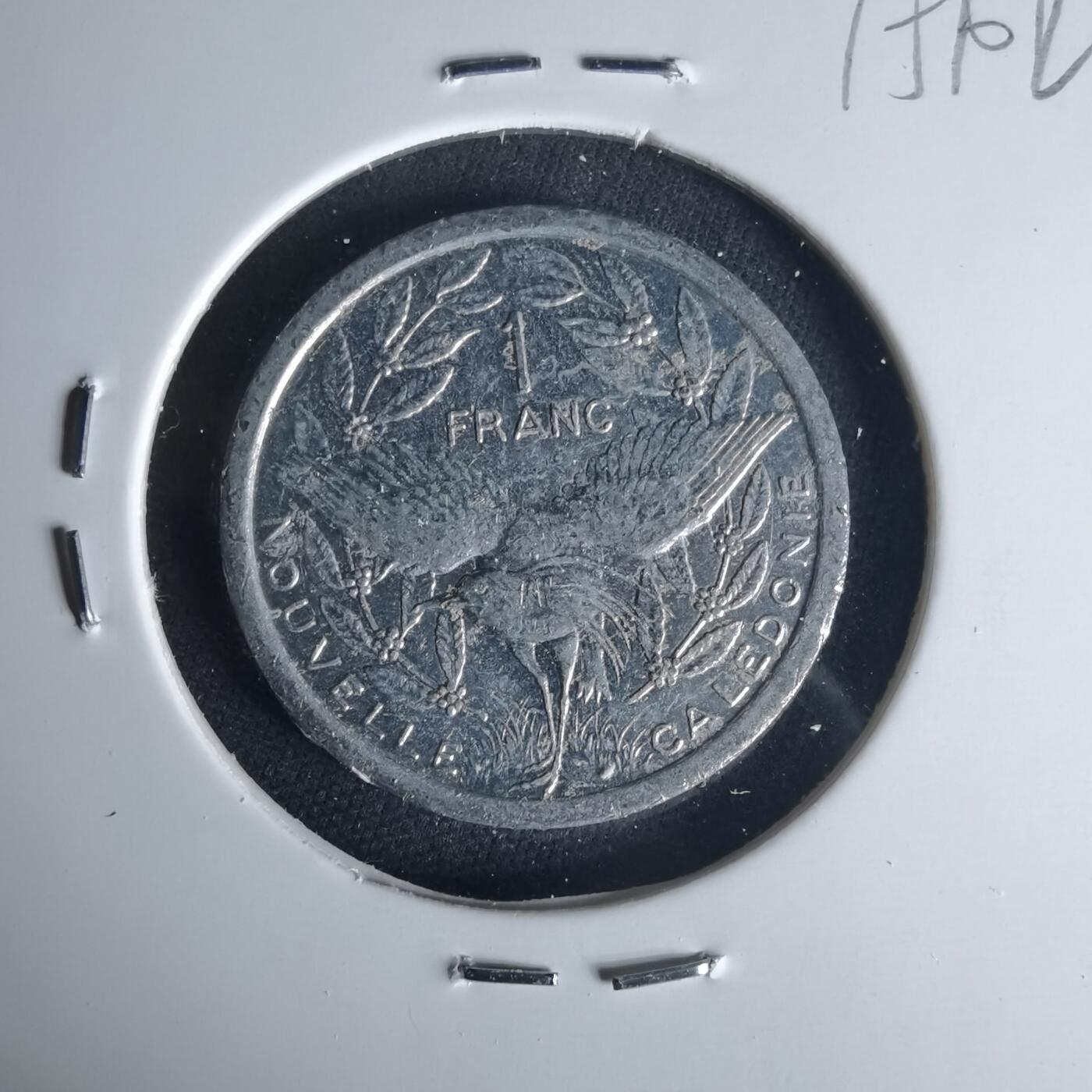 沼泽如烟--第1015场 法属新喀里多尼亚2012年1法郎