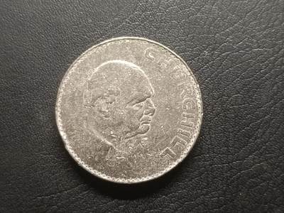 荟藏特别场次第五期——“社长的钢镚堆” - 英国1965年丘吉尔逝世1克朗纪念币