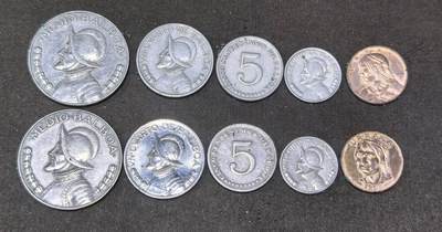 北京马甸外国币专卖第148期，外国币，中国早期纪念币专场，陆续上拍，欢迎关注 - 巴拿马2套