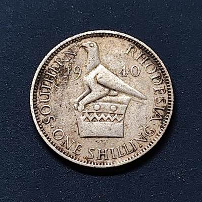 【全场包邮】纯粹捡漏拍508场 - 英属南罗德西亚1940年乔治六世1先令