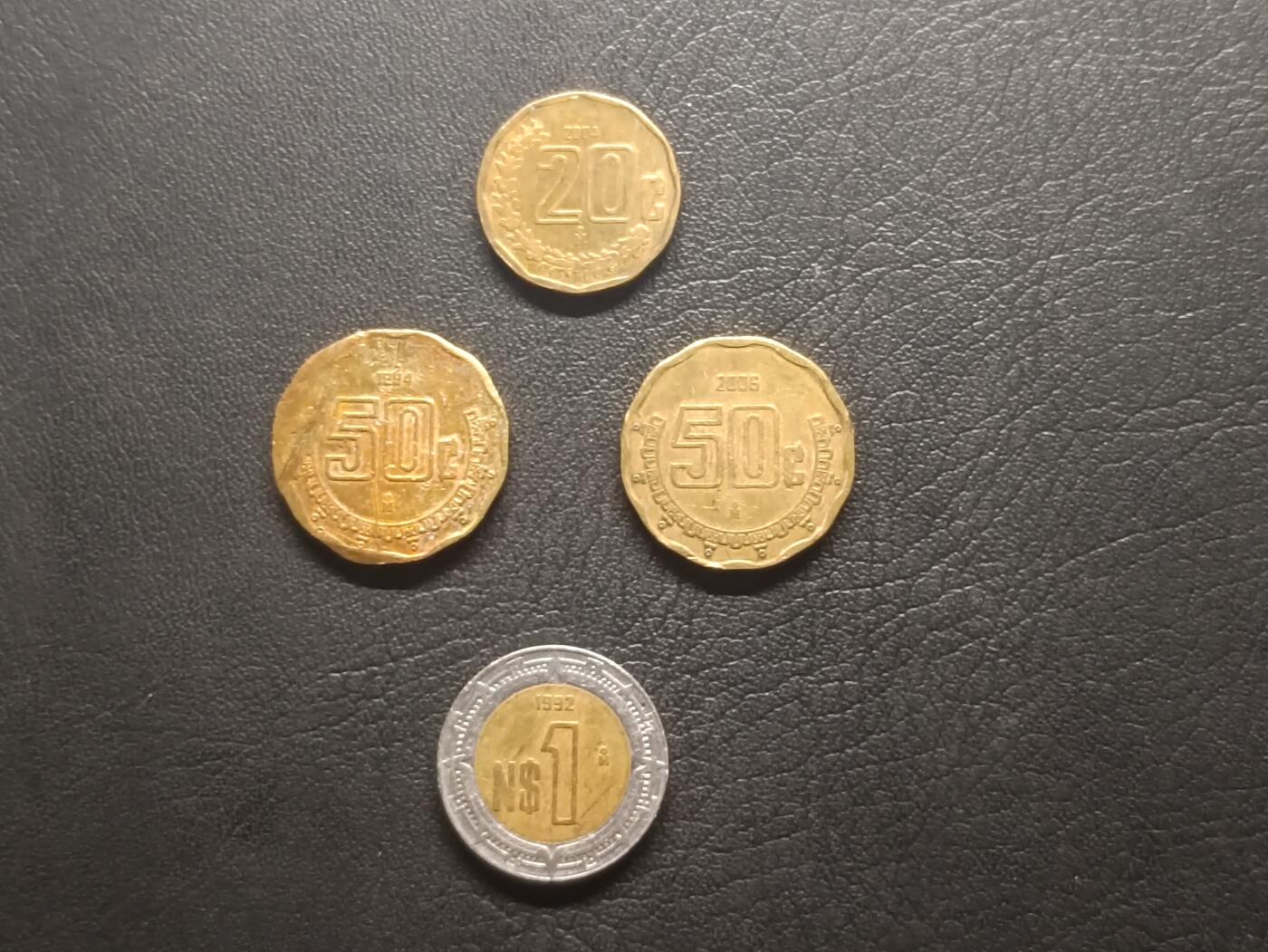 荟藏特别场次第五期——“社长的钢镚堆” 墨西哥硬币批量四枚