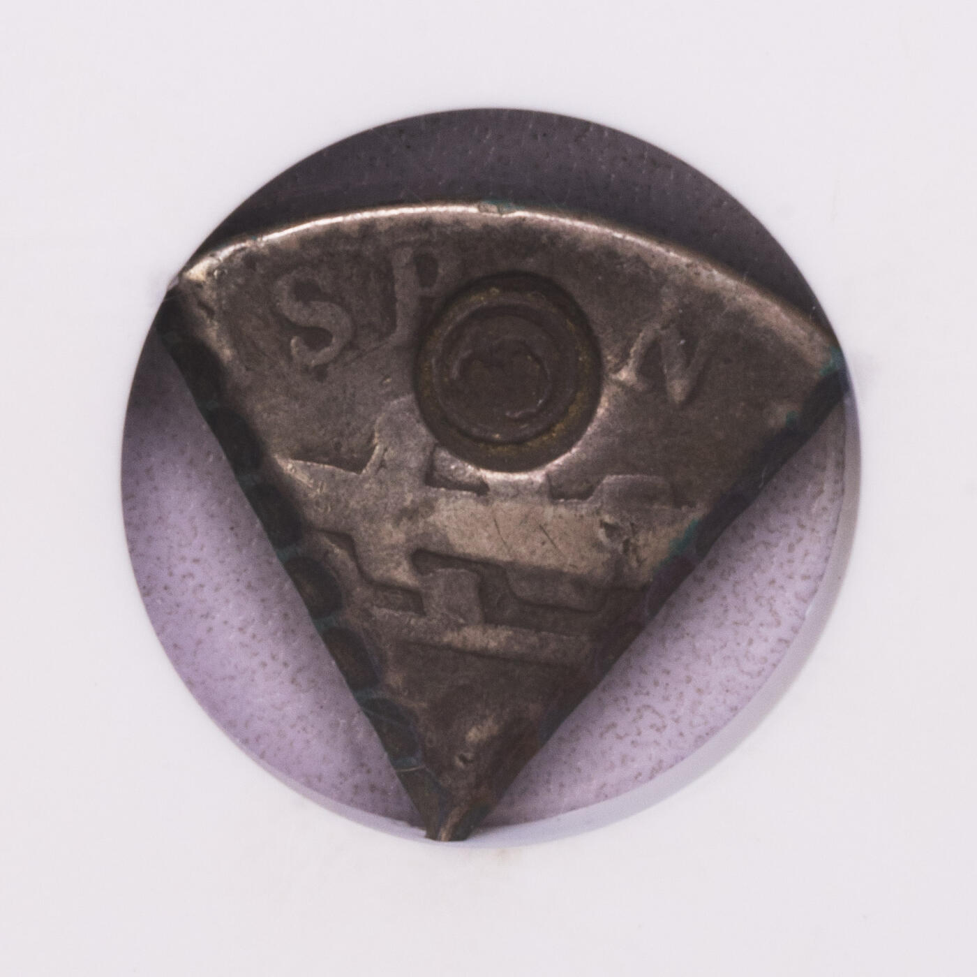 NGC-F12 1818库拉索西印度切割币3瑞尔