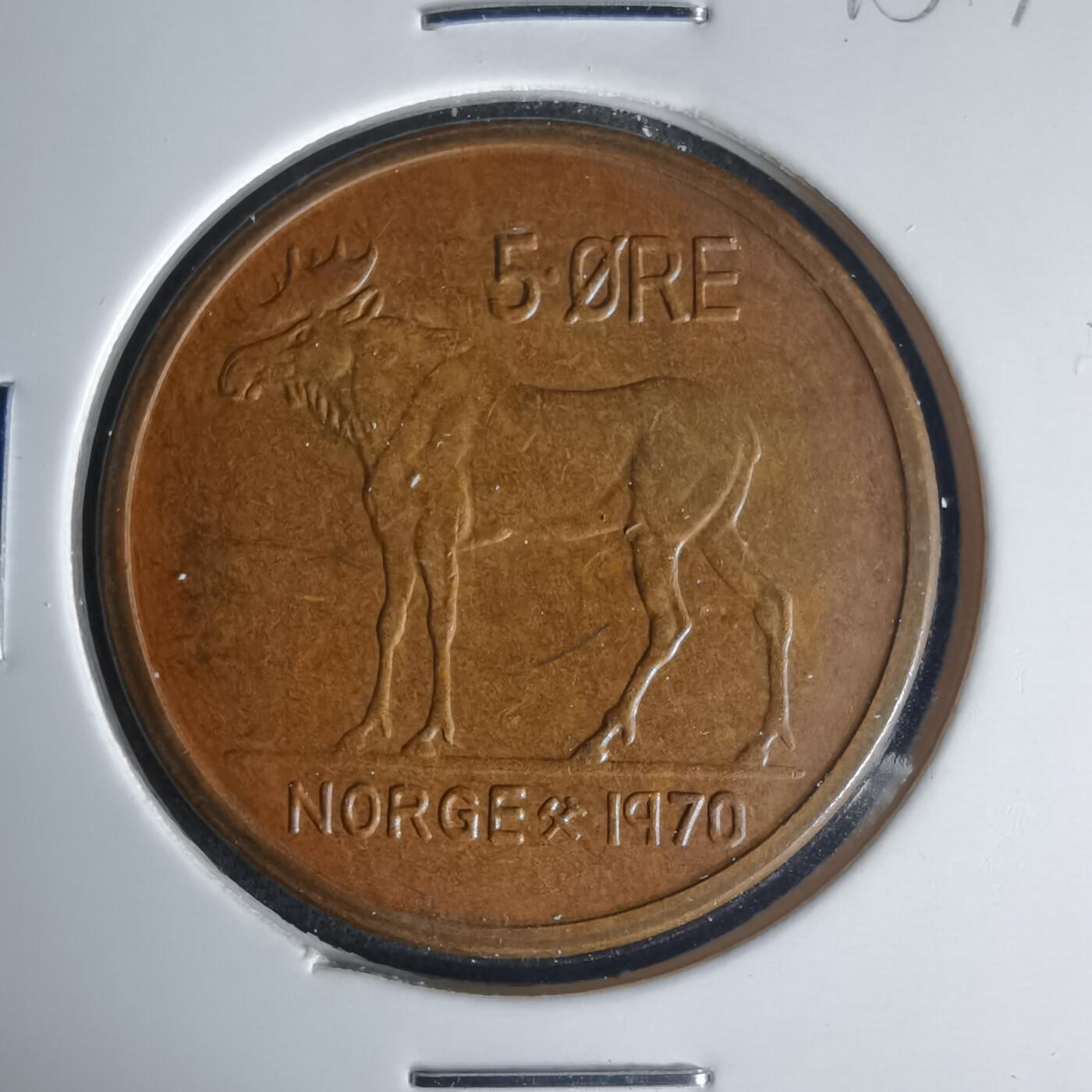 沼泽如烟--第1015场 挪威1970年5欧尔