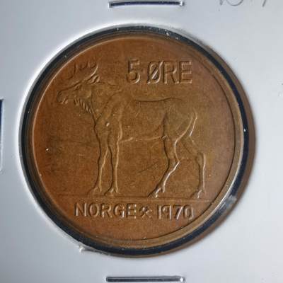 沼泽如烟--第1015场 - 挪威1970年5欧尔