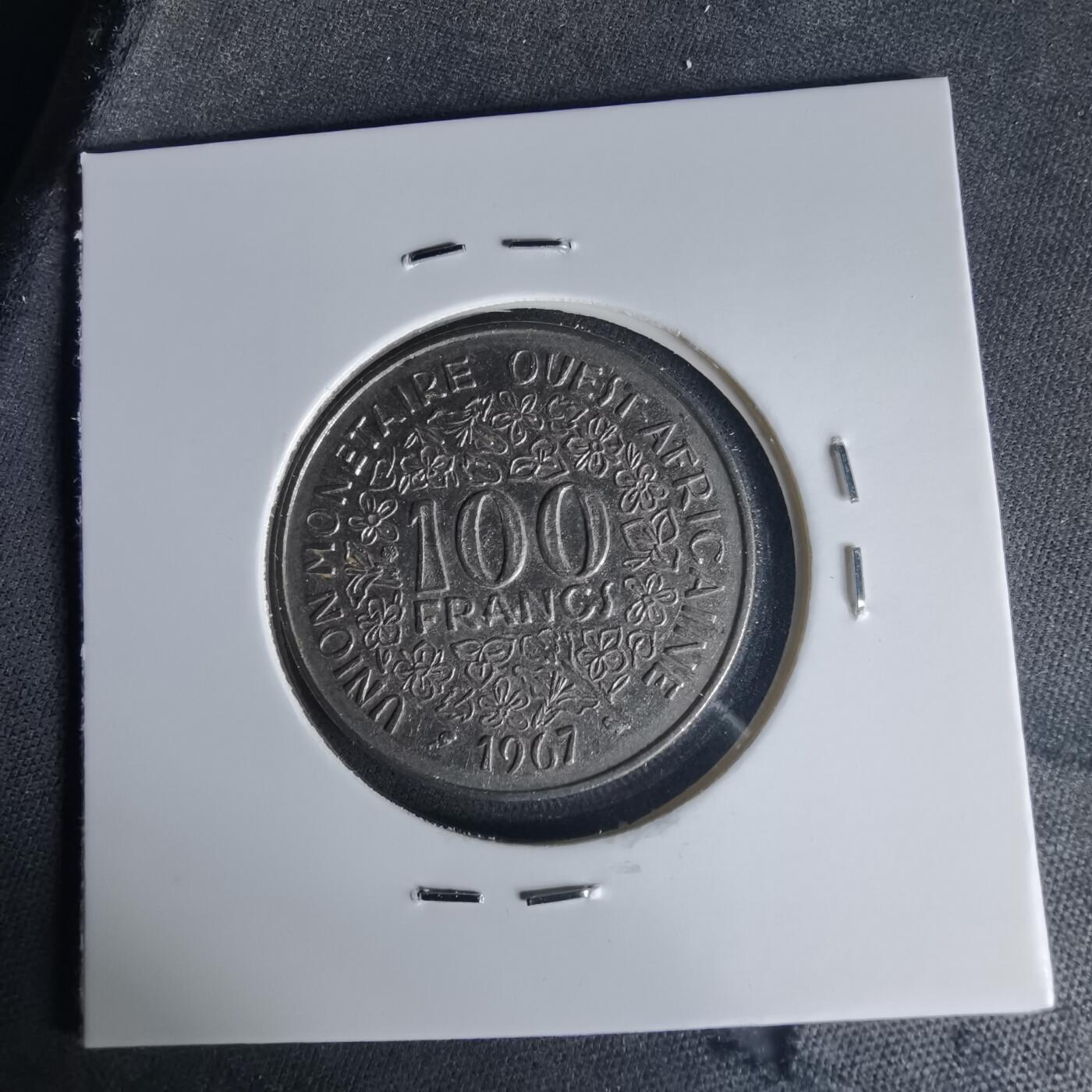 沼泽如烟--第1015场 西非1967年100法郎