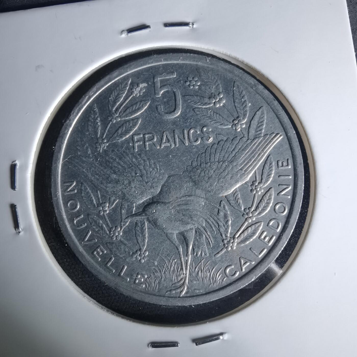 沼泽如烟--第1015场 法属新喀里多尼亚1991年5法郎