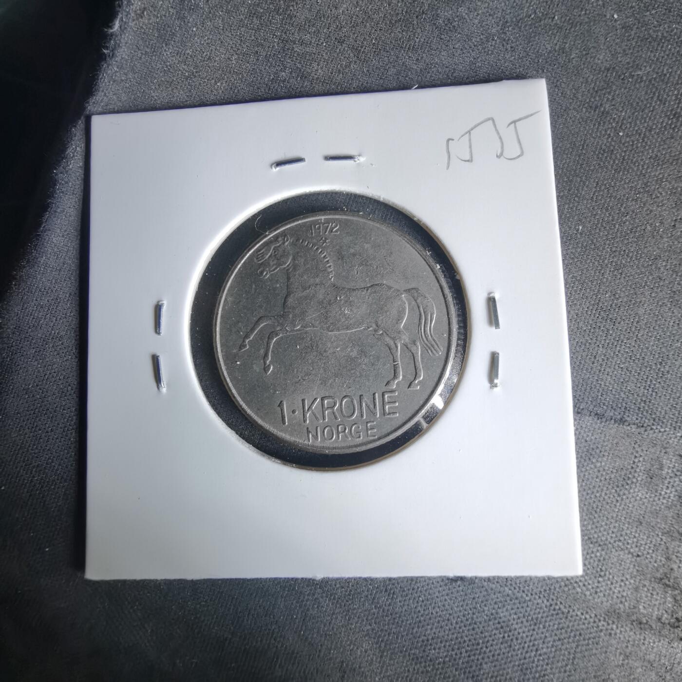 沼泽如烟--第1015场 挪威1972年1克朗