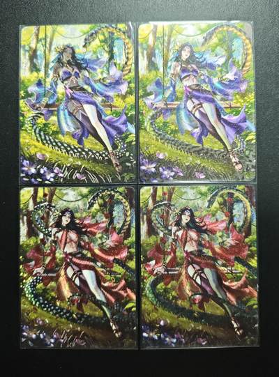 天玑星卡拍第176期《3.5周四截拍》持续收拍收评中 满赠卡需备注 - 百里卡牌 十二生肖 巳蛇姬 粗闪 四张