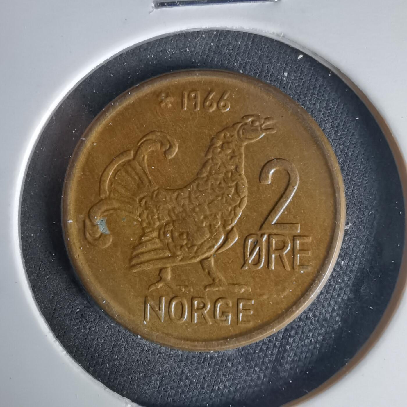 沼泽如烟--第1015场 挪威1966年2欧尔