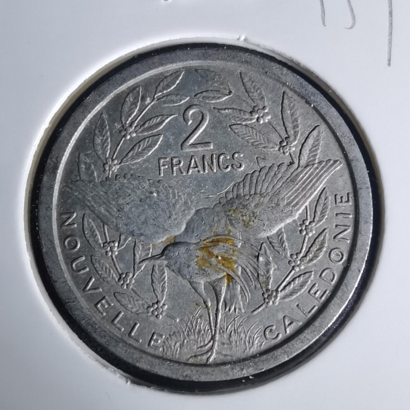 沼泽如烟--第1015场 法属新喀里多尼亚1949年2法郎