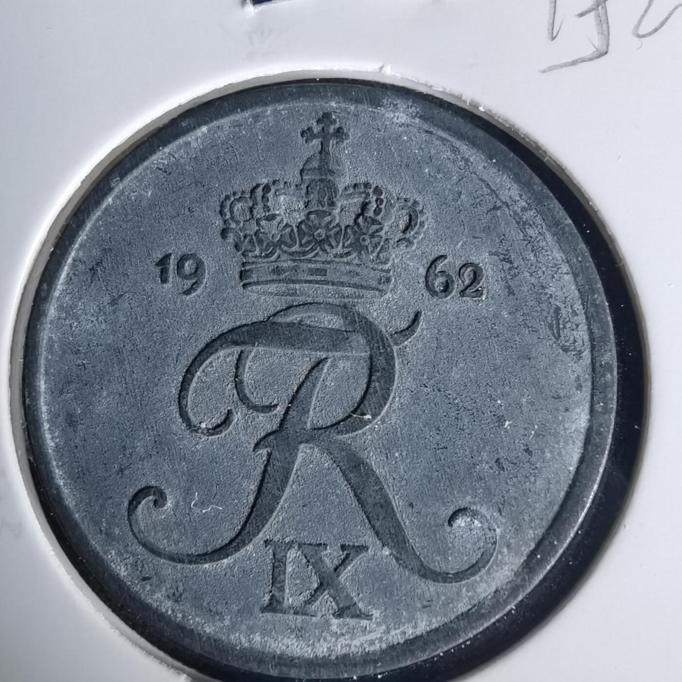 沼泽如烟--第1015场 丹麦1962年5欧尔