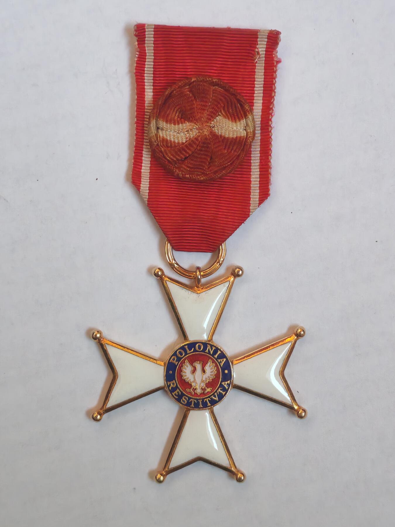 韵星假日军品类拍卖第44期 -- Rimey Holidays Militaria Auction 44 波兰人民共和国复兴勋章 军官级 好品