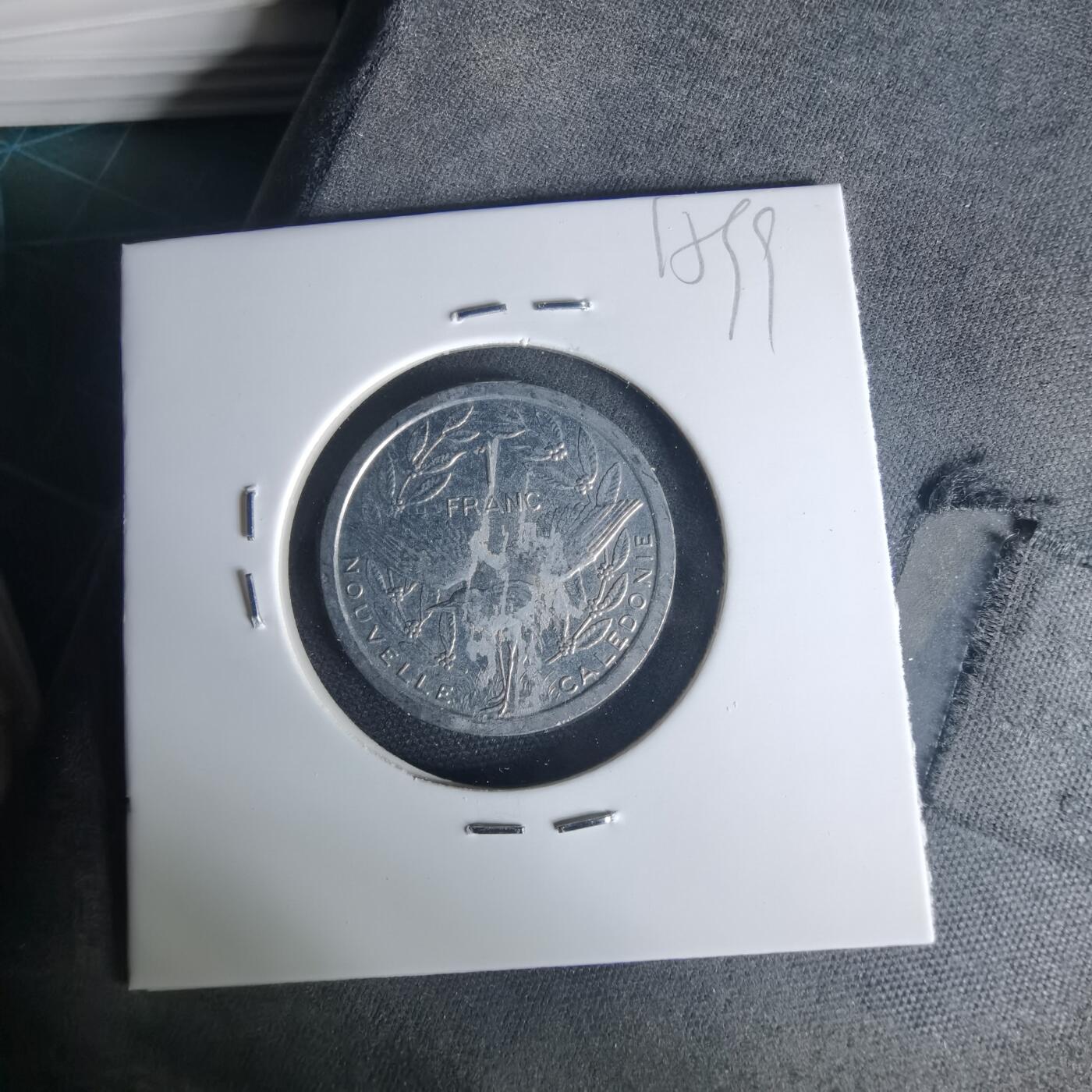 沼泽如烟--第1015场 法属新喀里多尼亚1983年1法郎