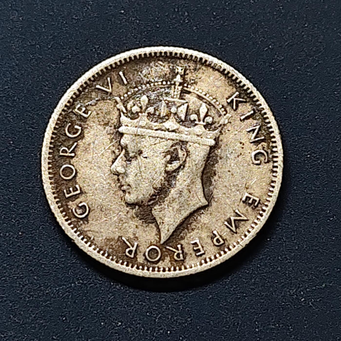 【全场包邮】纯粹捡漏拍508场 英属南罗德西亚1940年乔治六世1先令