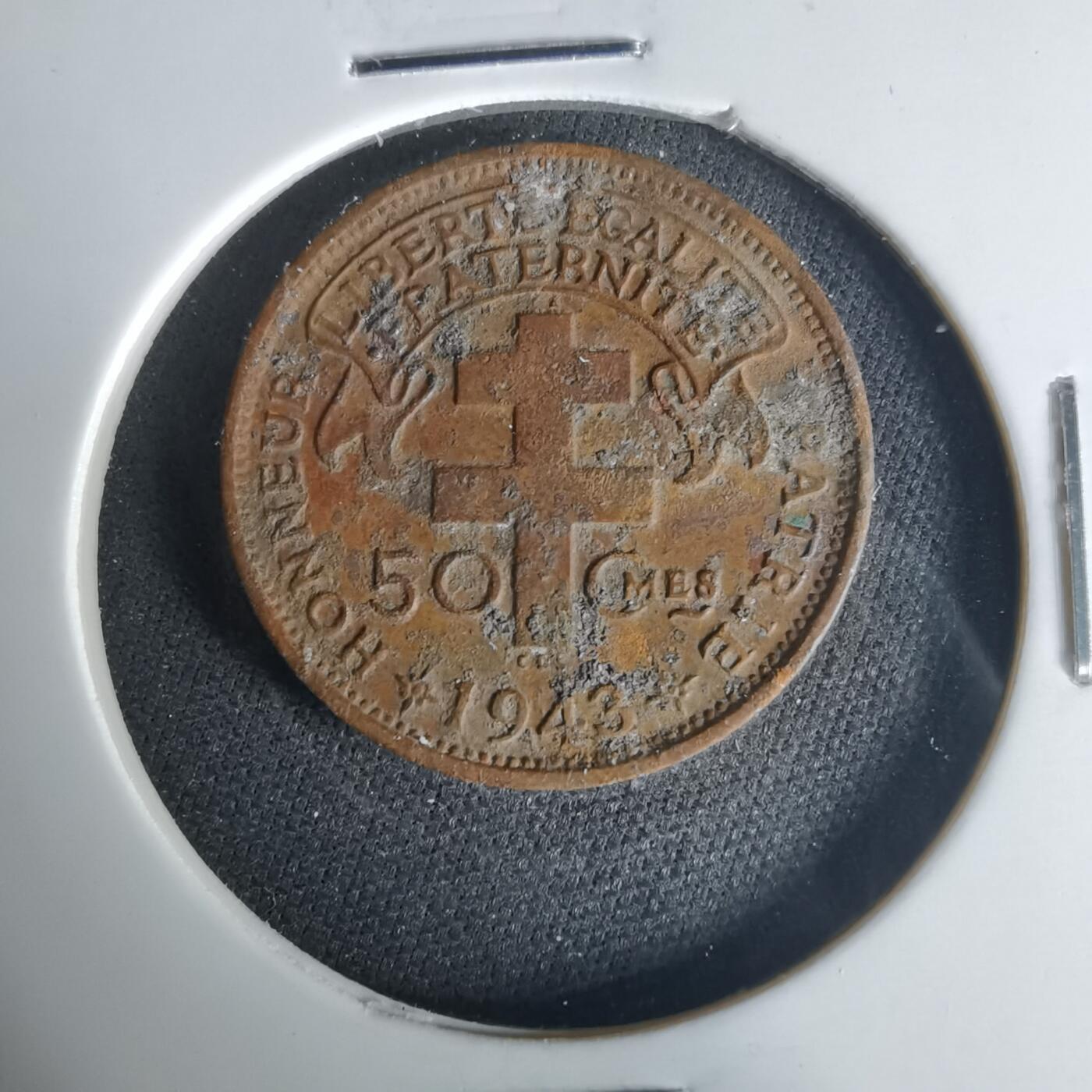 沼泽如烟--第1015场 法属1943年50分