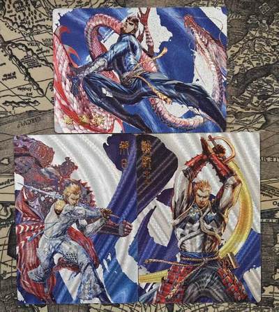 满赠PR！！龙虎卡牌-七七场（满200元包邮，无佣金，每周六结拍，欢迎送拍） - 粗闪3张 谭二盲包 铁将纵横第二弹 一套 (铁纵横&那日&灭绝王)