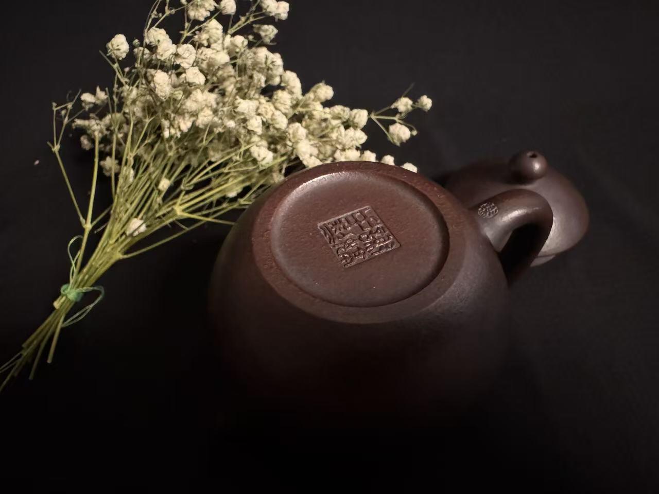 零元拍：原矿手工紫砂小龙蛋壶（200毫升