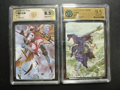 天玑星卡拍第176期《3.5周四截拍》持续收拍收评中 满赠卡需备注 - 焱卡文化 西游姬 大鹏金翅雕 星光CCG8.5+燎原西游 第三弹 沙悟净 金彩 CCG9.5 两张