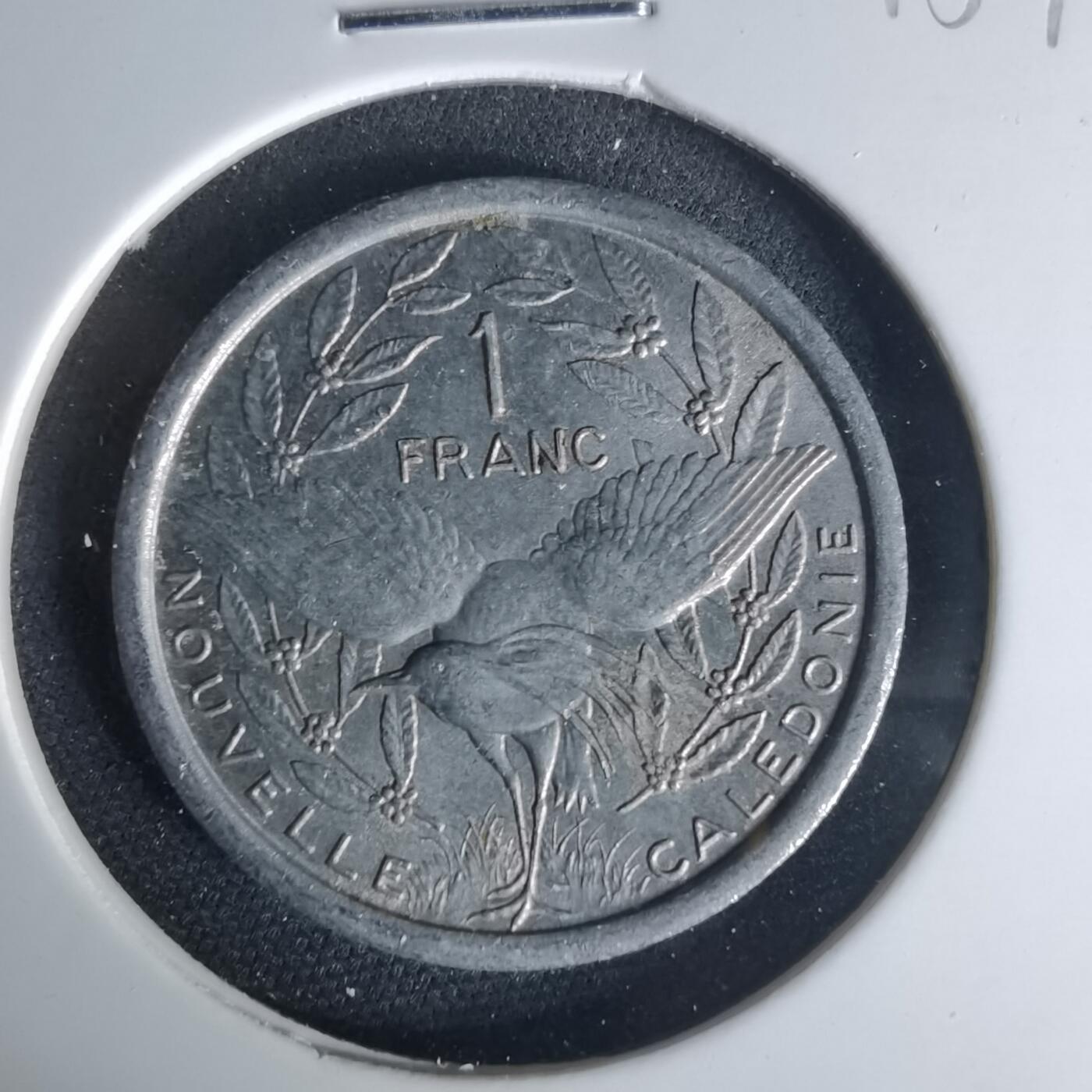 沼泽如烟--第1015场 法属新喀里多尼亚1971年1法郎