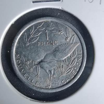 沼泽如烟--第1015场 - 法属新喀里多尼亚1971年1法郎