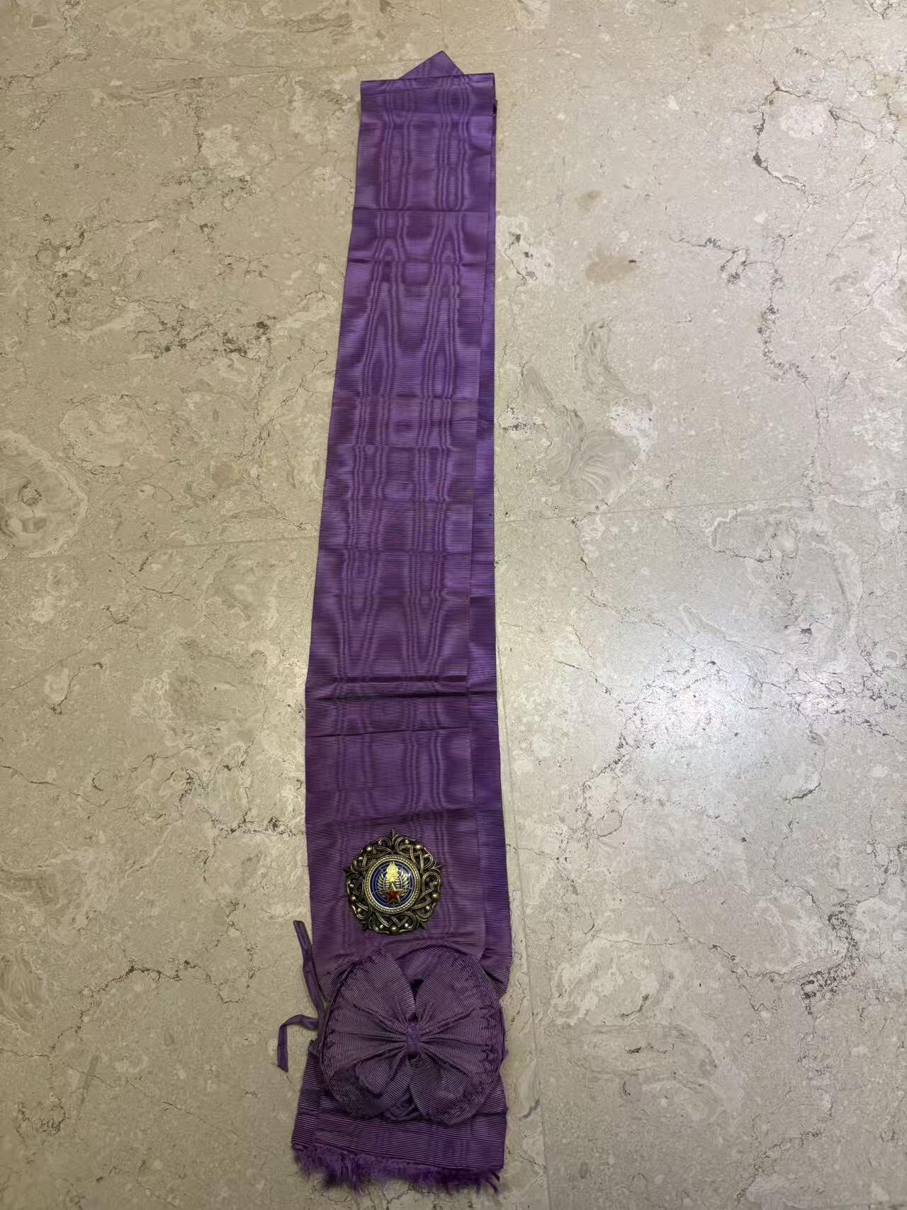 盛世勋华——号角文化勋章邮票专场拍卖第308期 南斯拉夫一级南斯拉夫之星勋章/南斯拉夫大星勋章绶章 实发159枚 只有大绶 银制