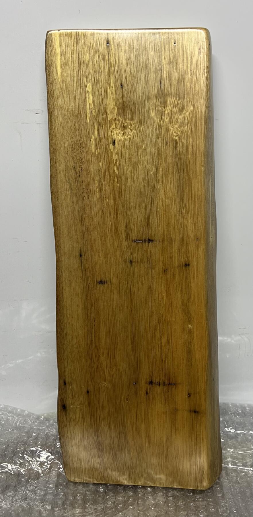 零元拍：金丝楠干泡台茶盘 金光闪闪。尺寸约：46.3/16.5/3CM。