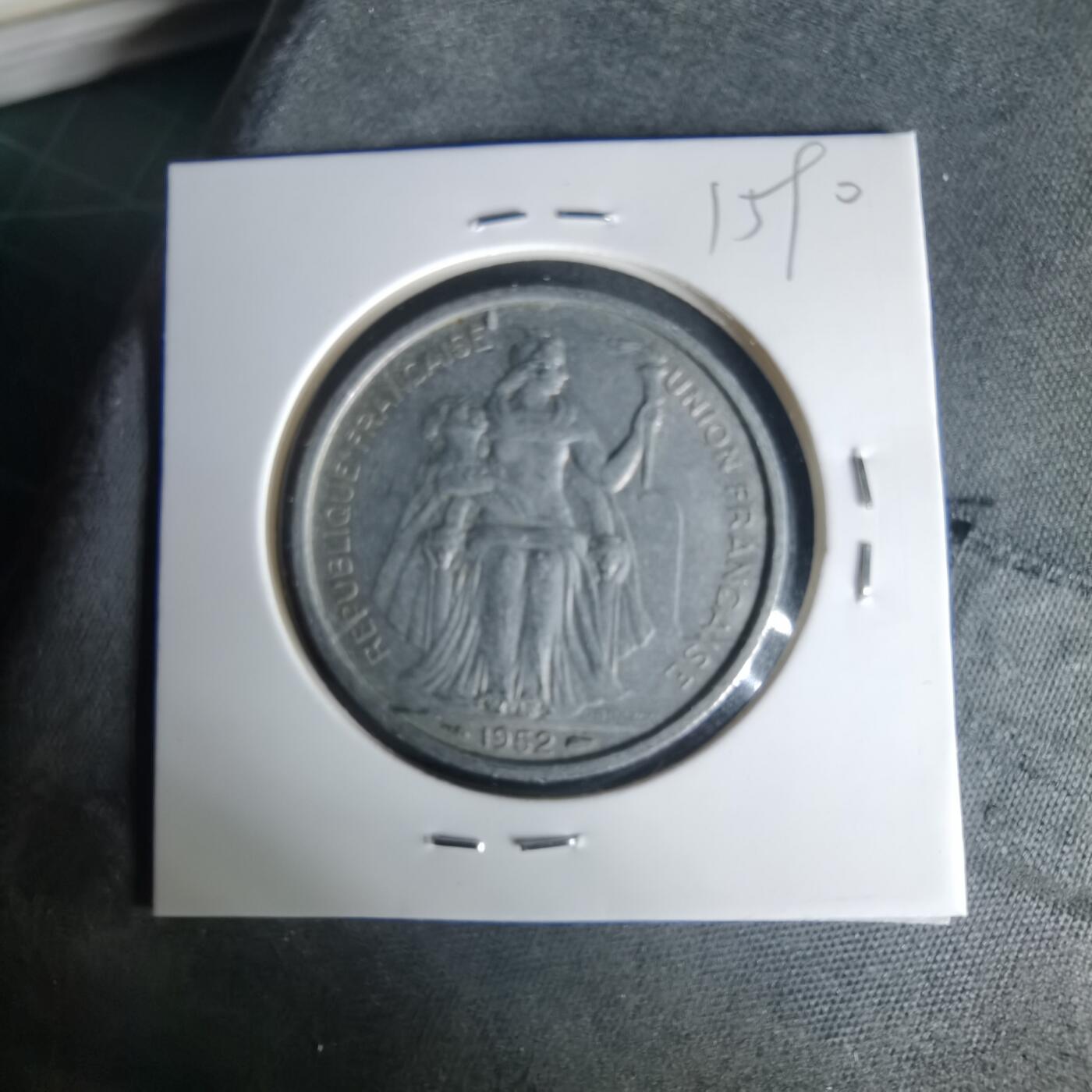 沼泽如烟--第1015场 法属新喀里多尼亚1952年5法郎