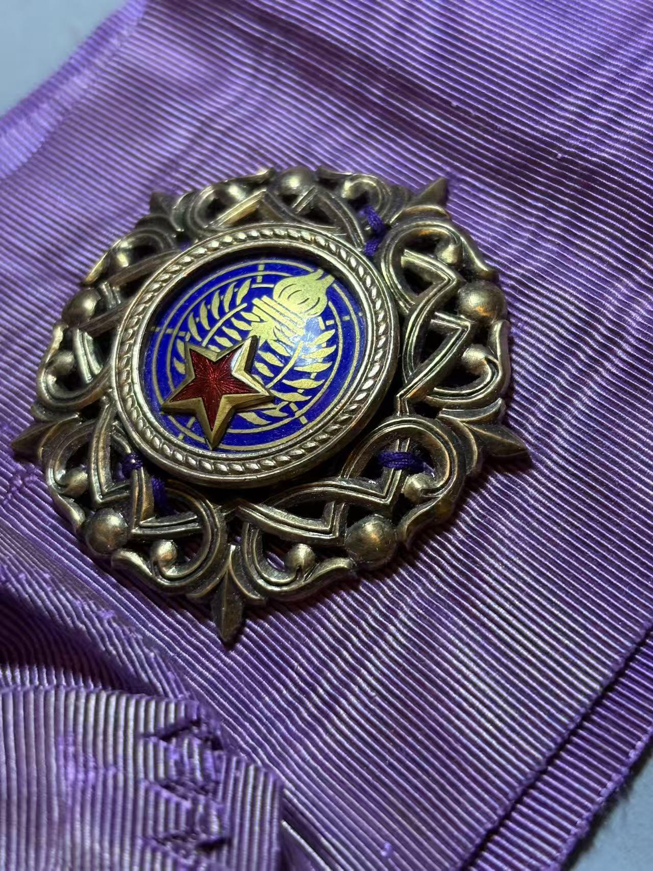 盛世勋华——号角文化勋章邮票专场拍卖第308期 南斯拉夫一级南斯拉夫之星勋章/南斯拉夫大星勋章绶章 实发159枚 只有大绶 银制