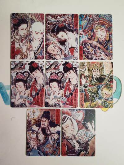 阳大大卡牌拍卖第103期（持续收拍品，周五晚上九点截拍，进群福利早知道） 【普卡套】炎卡 问道东方 彫仙 手绘典藏 普卡17张套