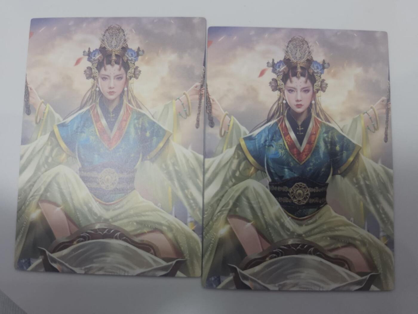 满赠PR！！龙虎卡牌-七七场（满200元包邮，无佣金，每周六结拍，欢迎送拍） 光栅变换卡2张 苍海承风满江红 犀牛美女 二宫 (变换清凉)