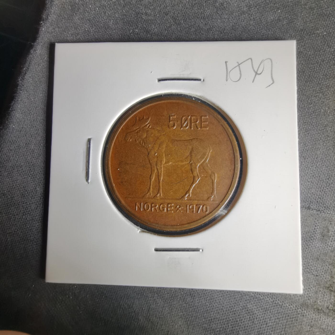 沼泽如烟--第1015场 挪威1970年5欧尔