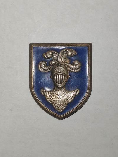 韵星假日军品类拍卖第44期 -- Rimey Holidays Militaria Auction 44 - 法国陆军骑兵学校证章 精锐军校 早期珐琅