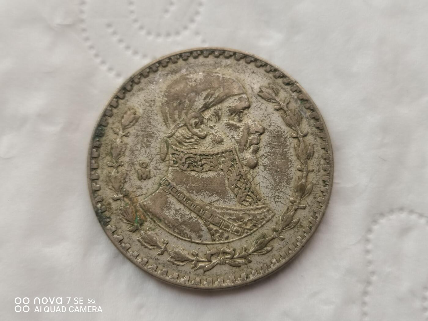 银币 墨西哥银币一比索一枚