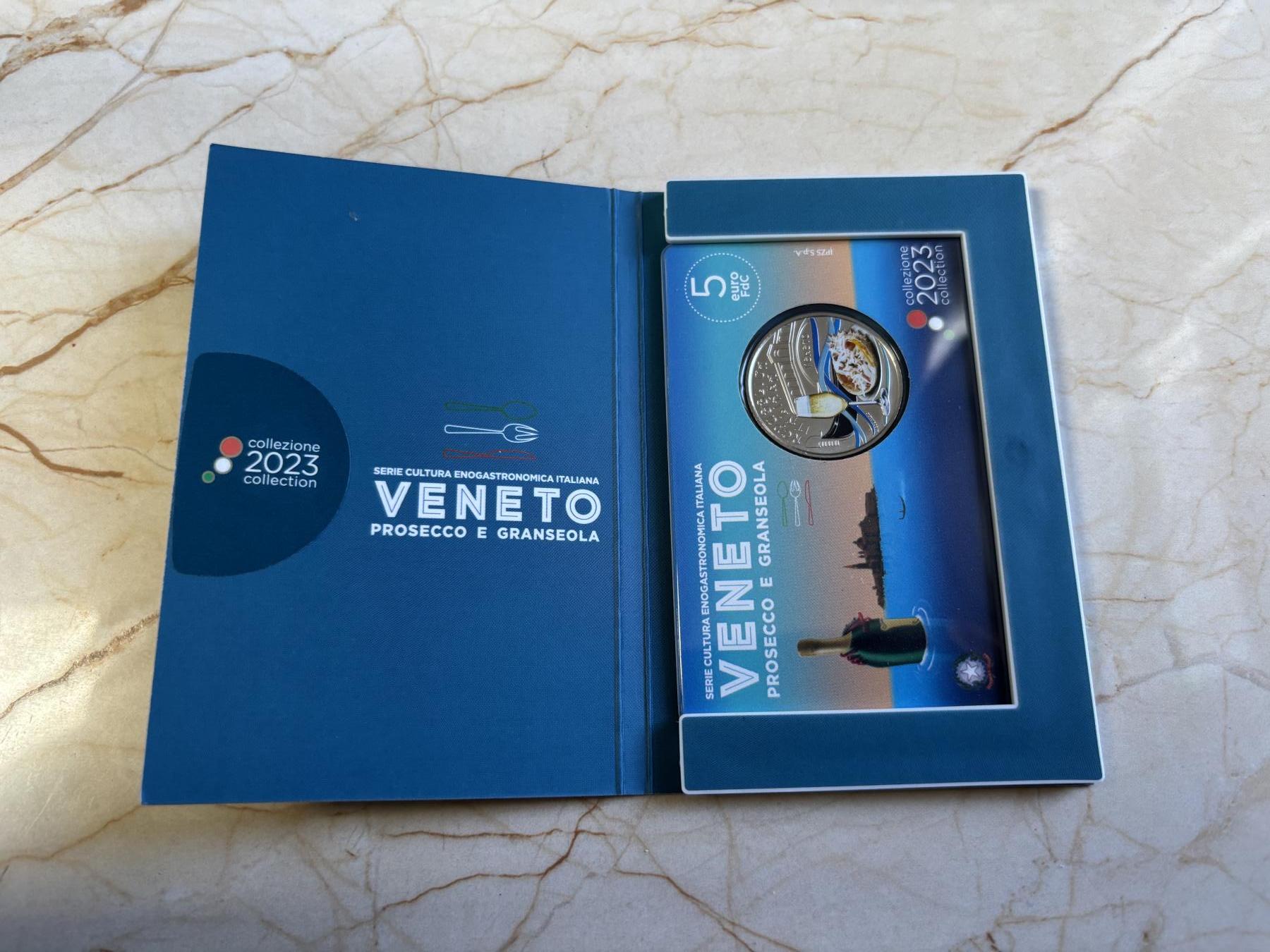 第192期拍卖 意大利2023年饮食文化威尼托普洛塞科彩色纪念币