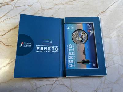 第192期拍卖 - 意大利2023年饮食文化威尼托普洛塞科彩色纪念币