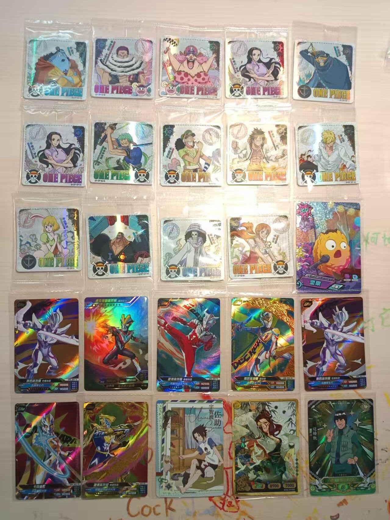 满赠PR！！龙虎卡牌-七七场（满200元包邮，无佣金，每周六结拍，欢迎送拍） 【原膜】25张不重复 卡游橡皮人卡