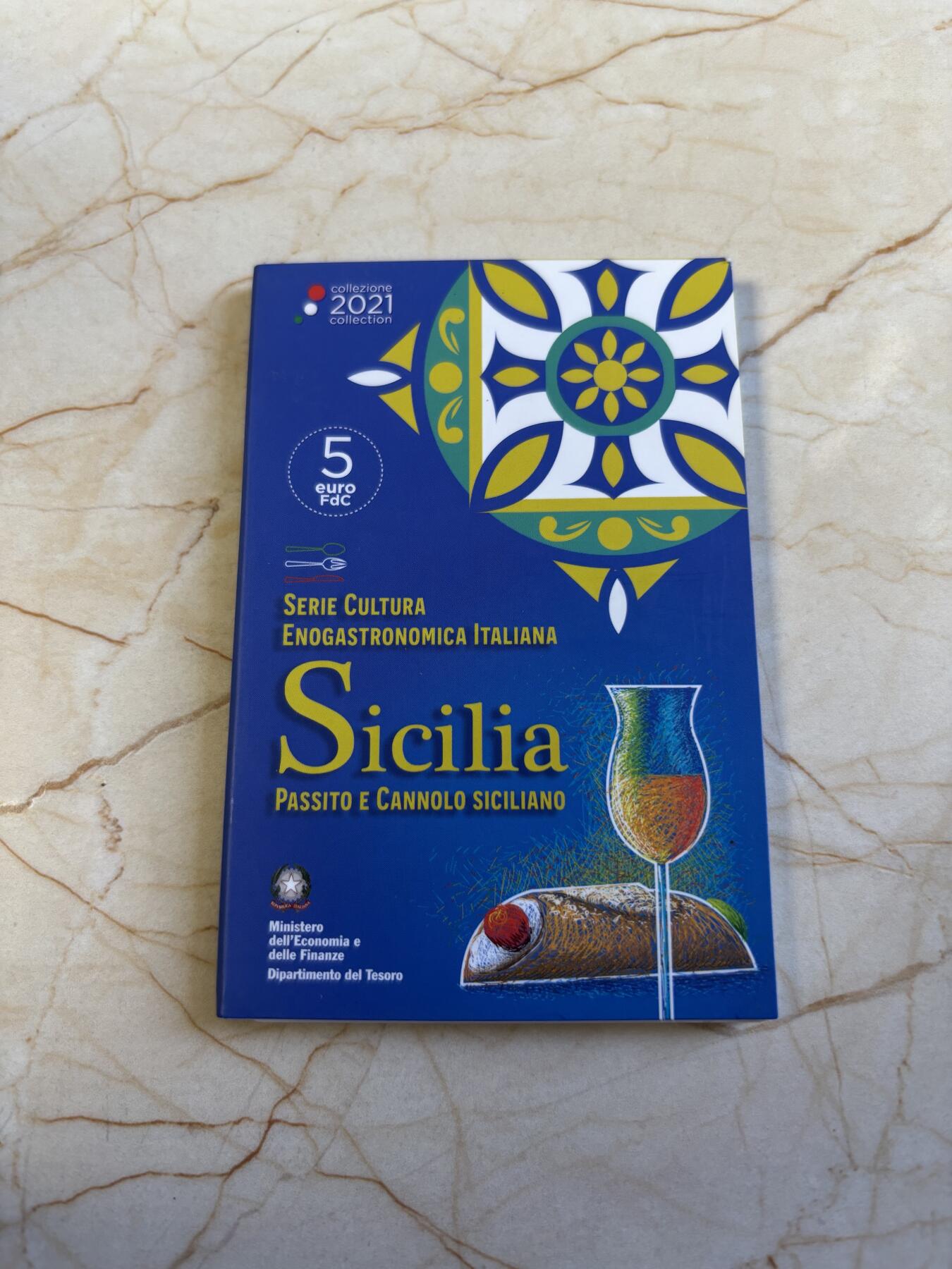 第192期拍卖 意大利2021年饮食文化系列3西西里岛美食纪念币