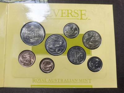 北京马甸外国币专卖第148期，非贵金属外国流通币，纪念币币，中国早期纪念币专场，陆续上拍，欢迎关注 - 1988年澳大利亚官方流通币纪念册