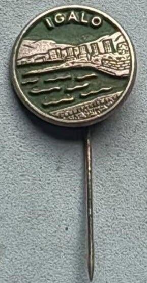 盛世勋华——号角文化勋章邮票专场拍卖第308期 黑山共和国伊加洛镇海滨风光的复古纪念徽章