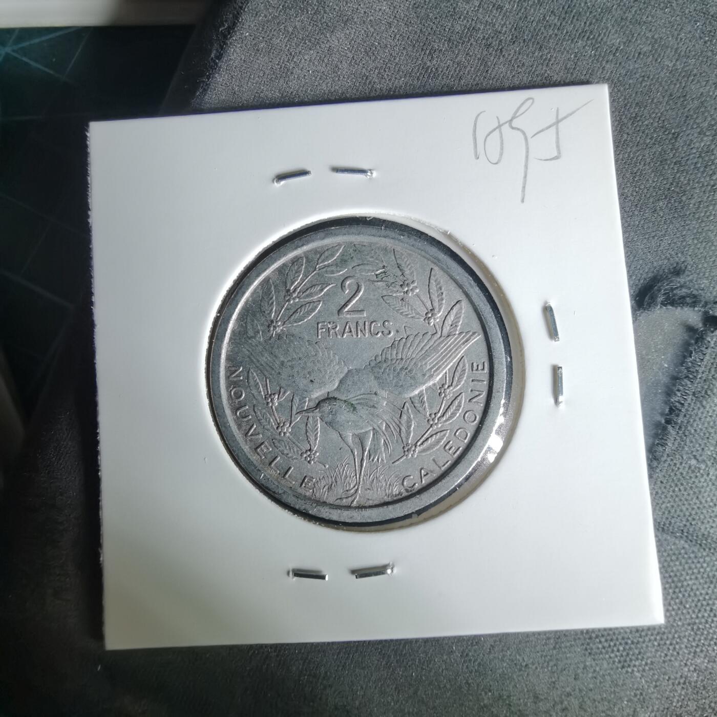 沼泽如烟--第1015场 法属新喀里多尼亚1949年2法郎