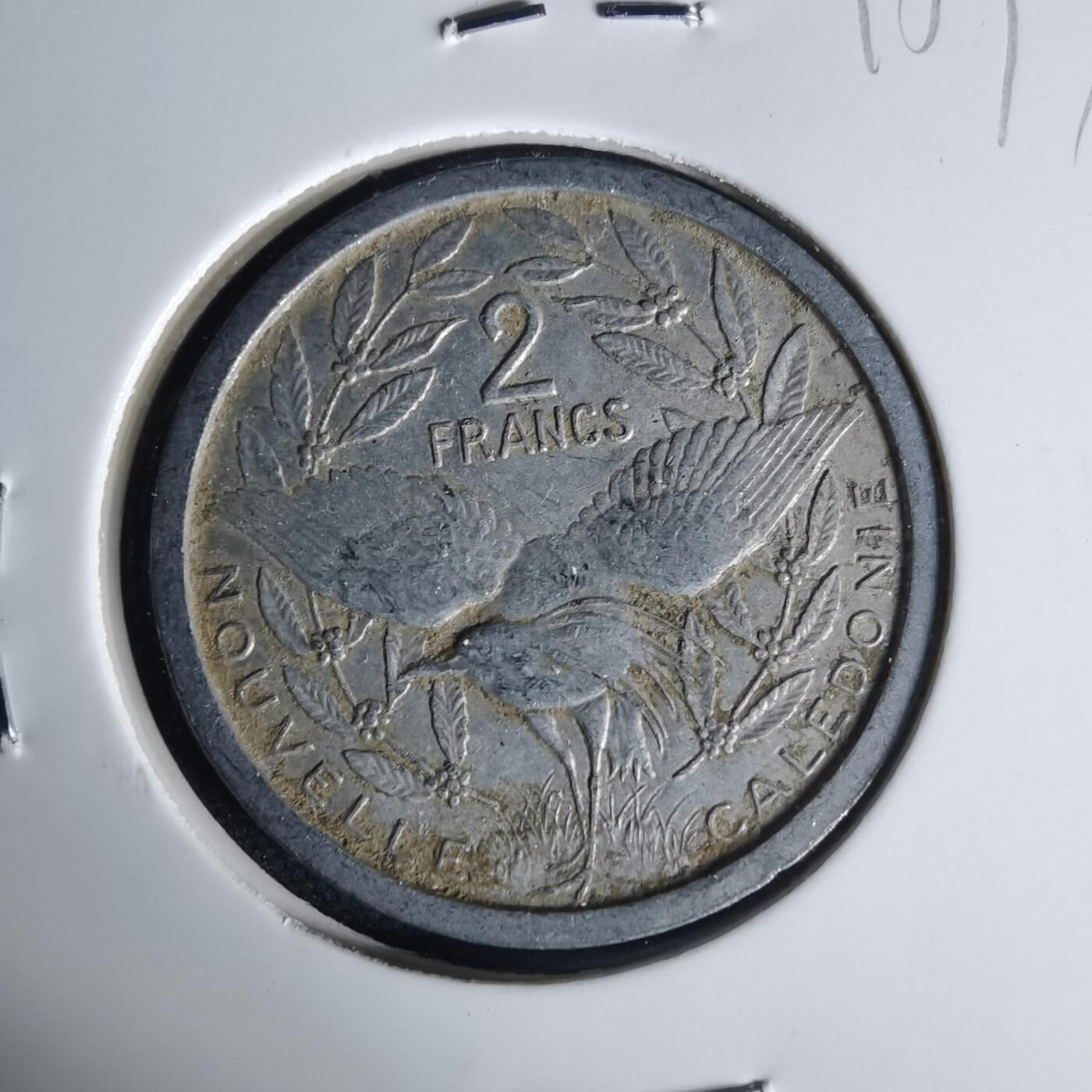 沼泽如烟--第1015场 法属新喀里多尼亚1949年2法郎