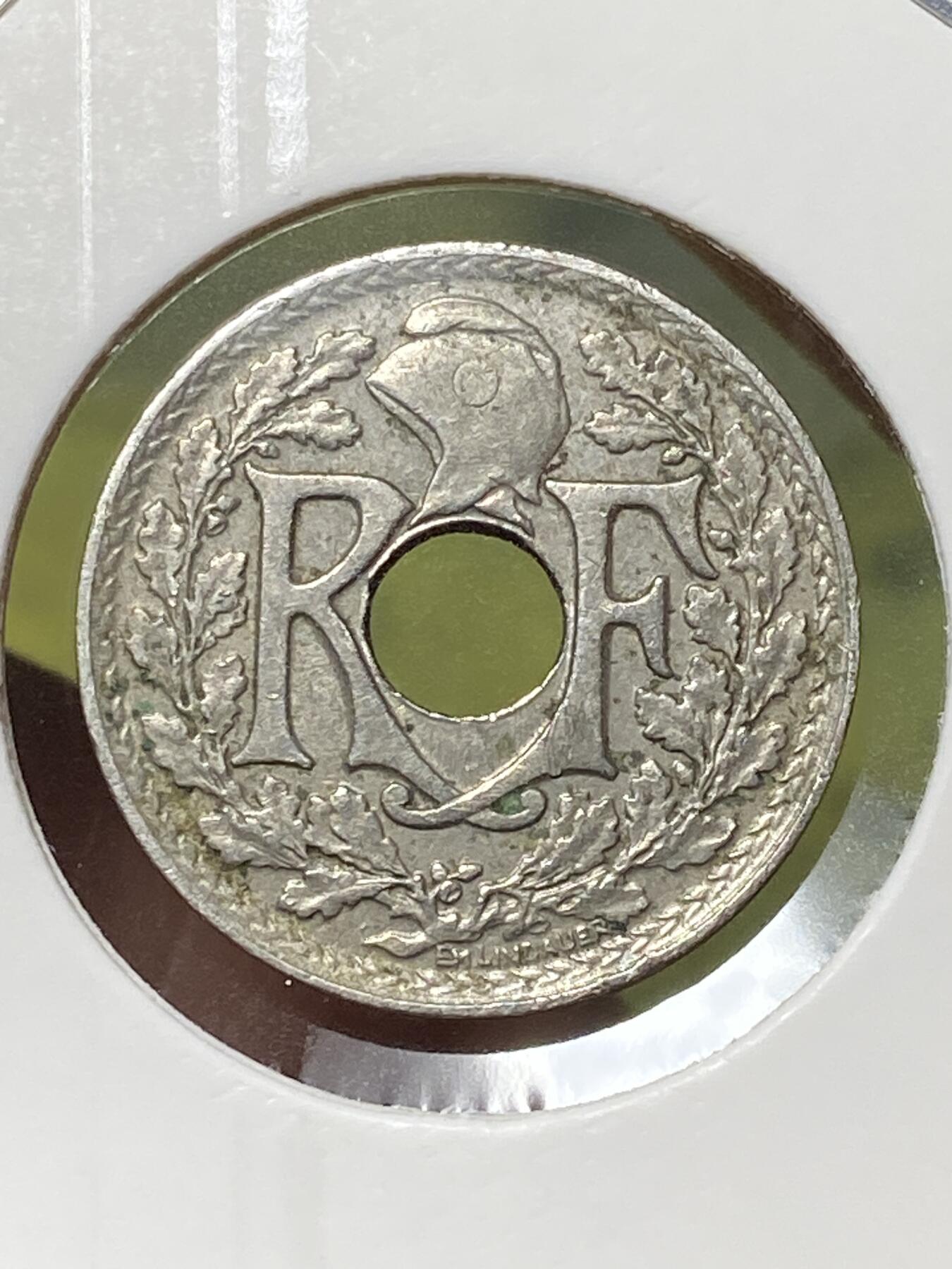 2026年第三十三场(总第二百零二场）外国精品纸夹币场(免佣金) 法兰西第三共和国1918年5生丁(第三版，大尺寸版)