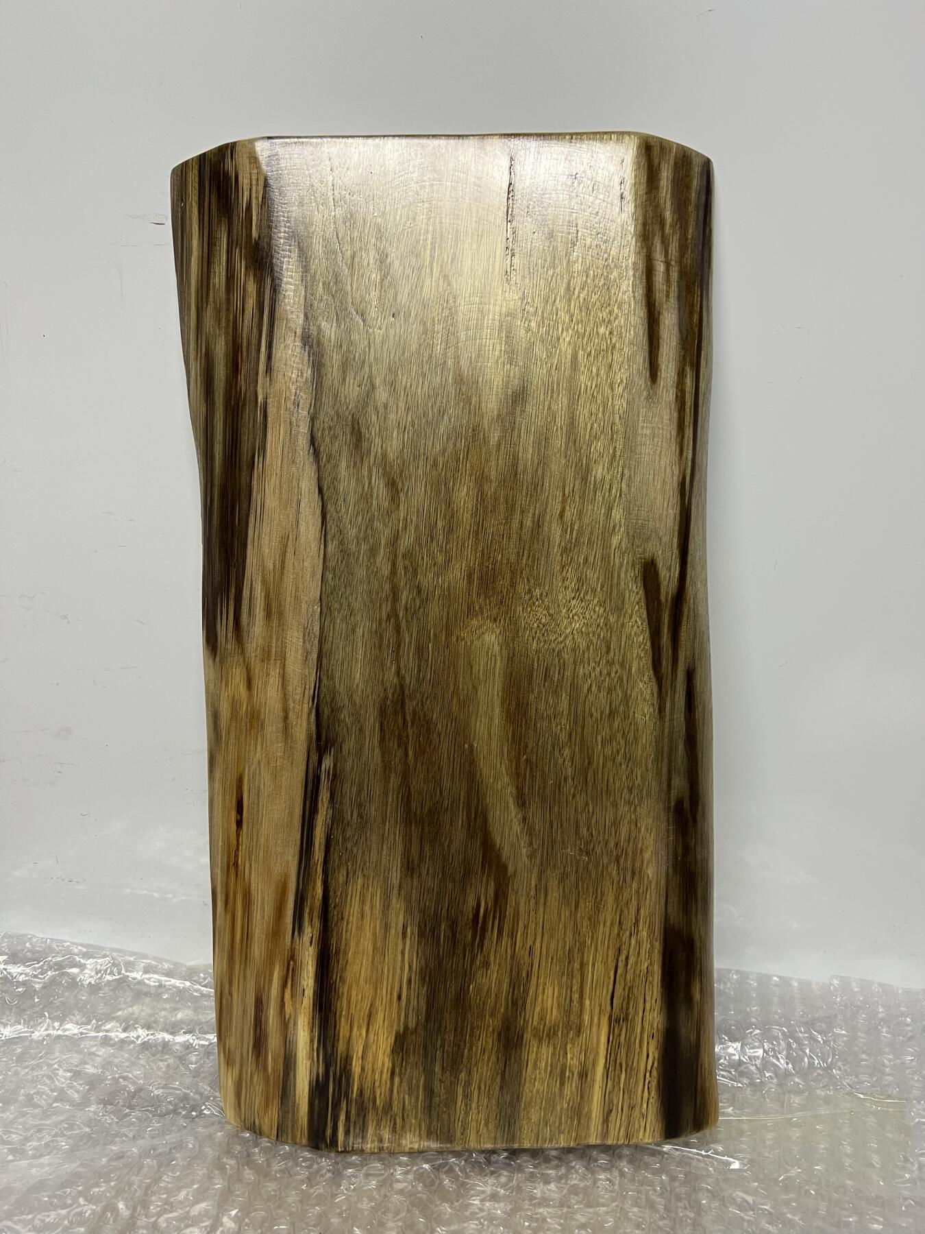 零元拍：金丝楠干泡台茶盘 金光闪闪。尺寸约：44.5/24/3CM